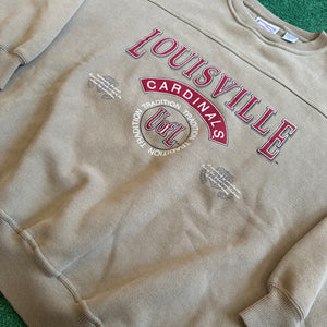 Vintage Crable Sportswear Louisville Cardinals Crewneck Sweatshirt (L)