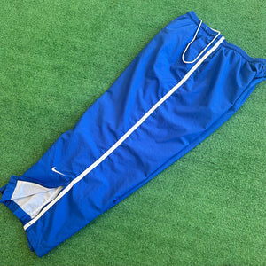 Vintage Nike Team 90's Blue Swishy Track Pants (XL)