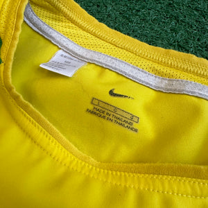 Vintage Nike Brazil #2 Cafu 2002 Home Football Kit (L)