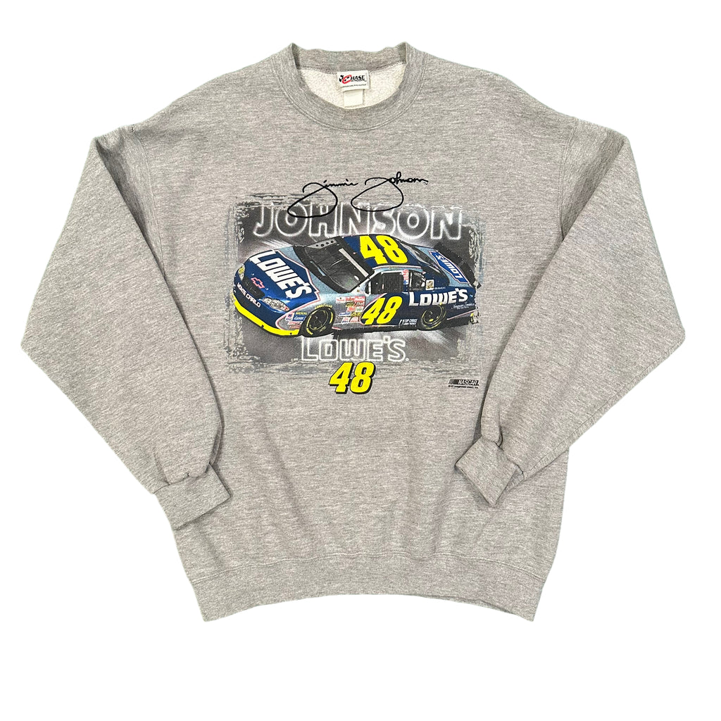 Vintage Chase Authentics Lowe's #48 Nascar Crew Neck Sweatshirt (XL)