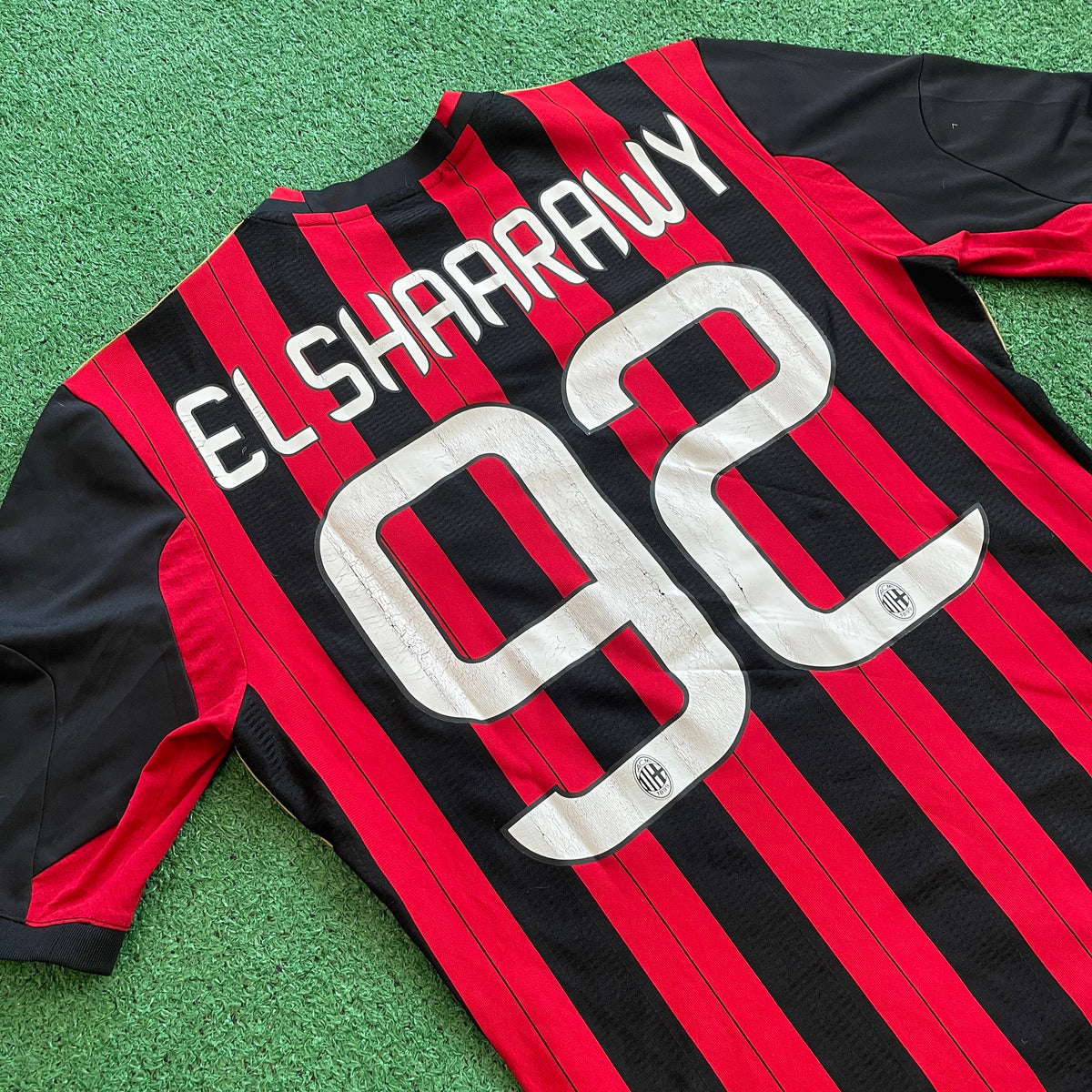 Adidas AC Milan #92 El Shaarawy 2013/14 Home Football Kit (S) – 2D