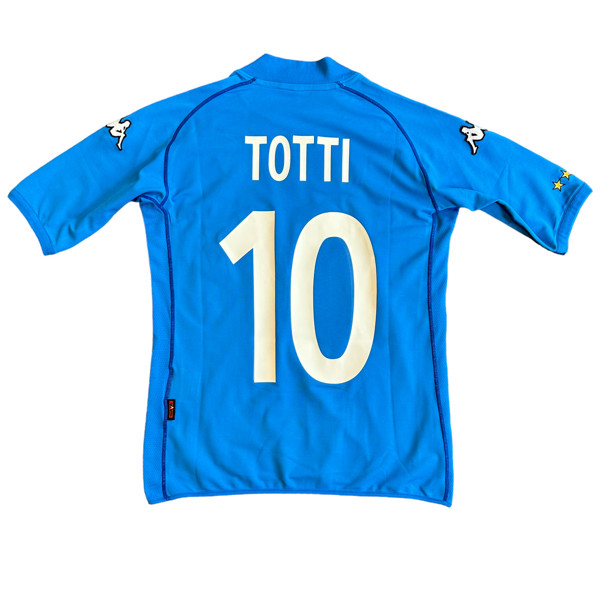 Vintage Kappa Italy #10 Totti 2002 Home Football Kit (M) – 2D Soccer