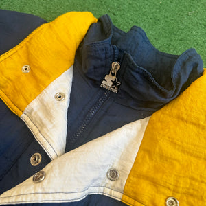 Vintage Starter Michigan Wolverines Quarter Zip Jacket (L)