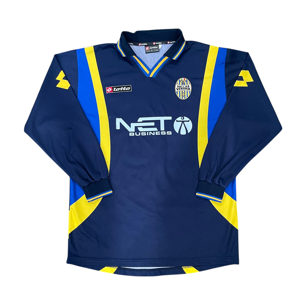 Vintage Lotto Hellas Verona 2000/01 Third Football Kit (L) – 2D Soccer