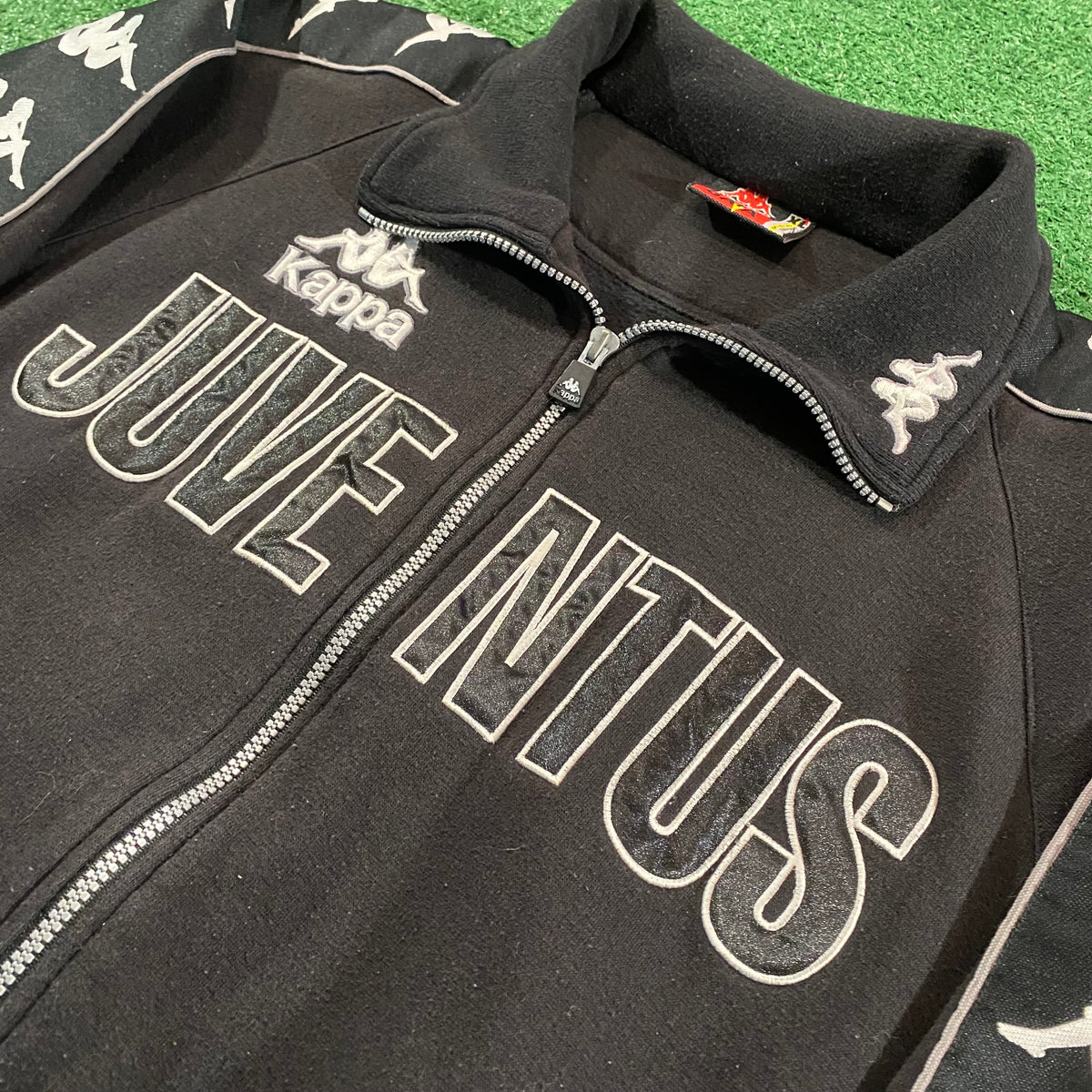 Kappa 91”Juventus ジャケットとパンツセットXOビンテージ良品 Kappa Juventus SONY Tracksuit 90s Blue Jacket Pants Set Size L