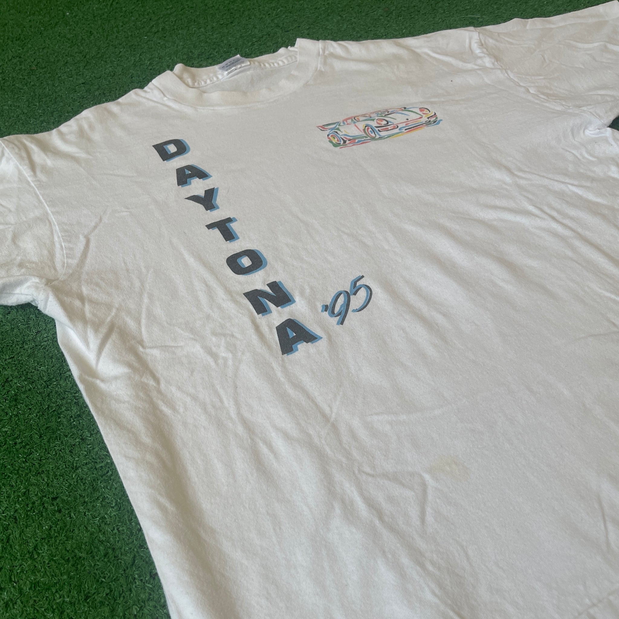 Vintage Fruit of the Loom 1995 Daytona Race T-Shirt (XL)