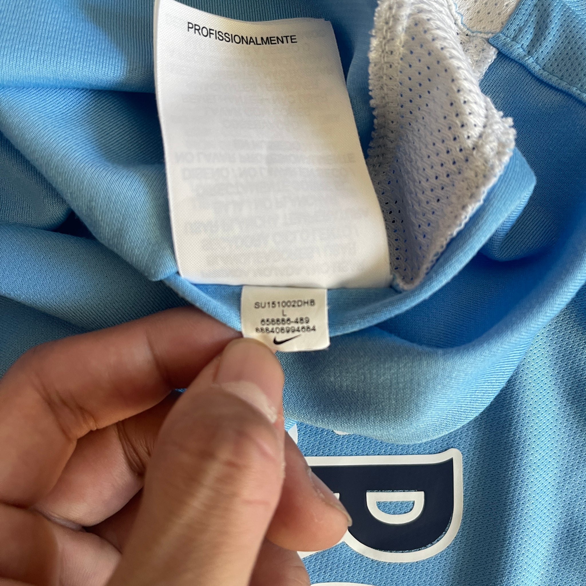 NIke Manchester City #10 Kun Aguero 2015/16 Home Football Kit (L)