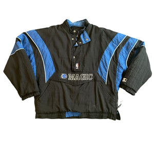 Vintage Starter Orlando Magic Pullover Puffer Jacket (XL)