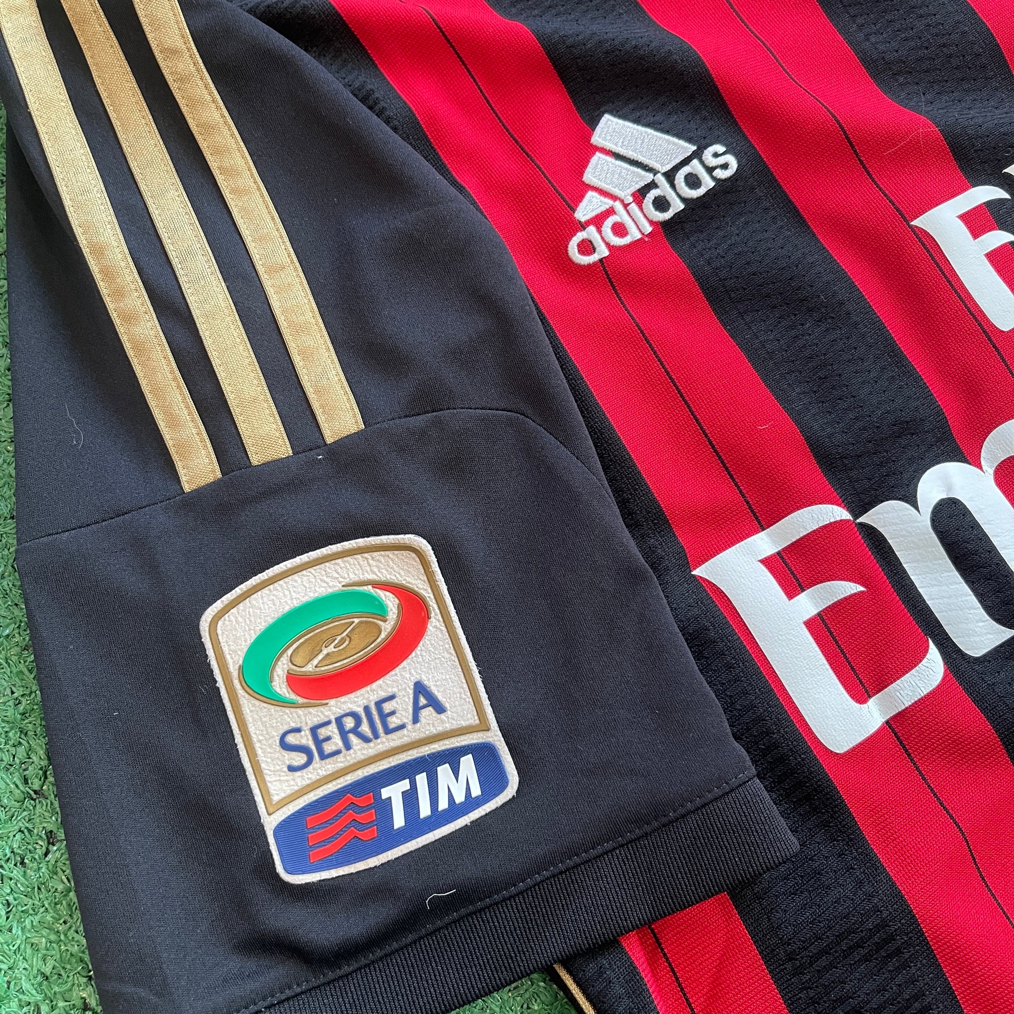 Adidas AC Milan #92 El Shaarawy 2013/14 Home Football Kit (S)