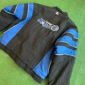 Vintage Starter Orlando Magic Pullover Puffer Jacket (XL)