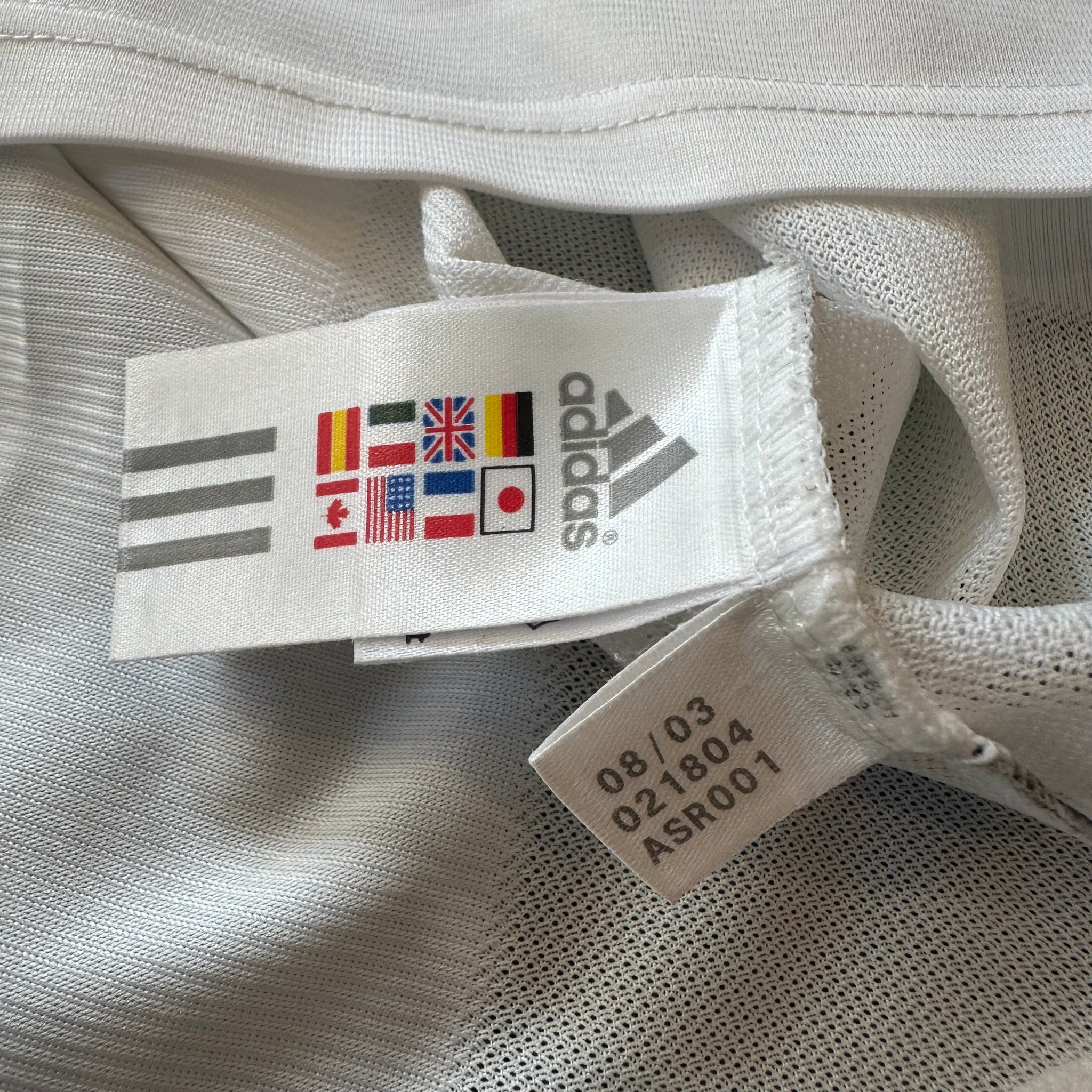 Vintage Real Madrid #5 Zidane 2003/2004 Home Football Kit (M)