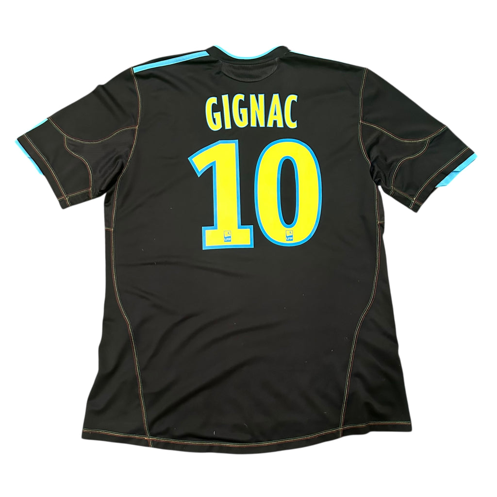 Vintage Adidas Olympique Marseille #10 Gignac 2010/2011 Third Football Shirt (L)