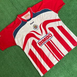 Vintage Reebok Chivas De Guadalajara #45 J. Hernandez 2006/07 Home Football Kit (S)