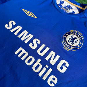 Vintage Umbro Chelsea #8 Lampard 2005/06 Home Football Kit (L)