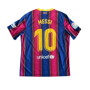 Nike FC Barcelona #10 Messi 2020/21 Home Football Kit (XL)