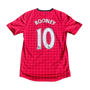 Nike Manchester United #10 Rooney 2012/13 Home Football Kit (S)