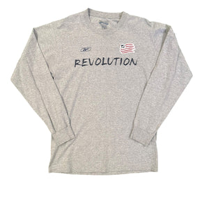 Vintage Reebok New England Revolution Long-Sleeve T-Shirt (S)