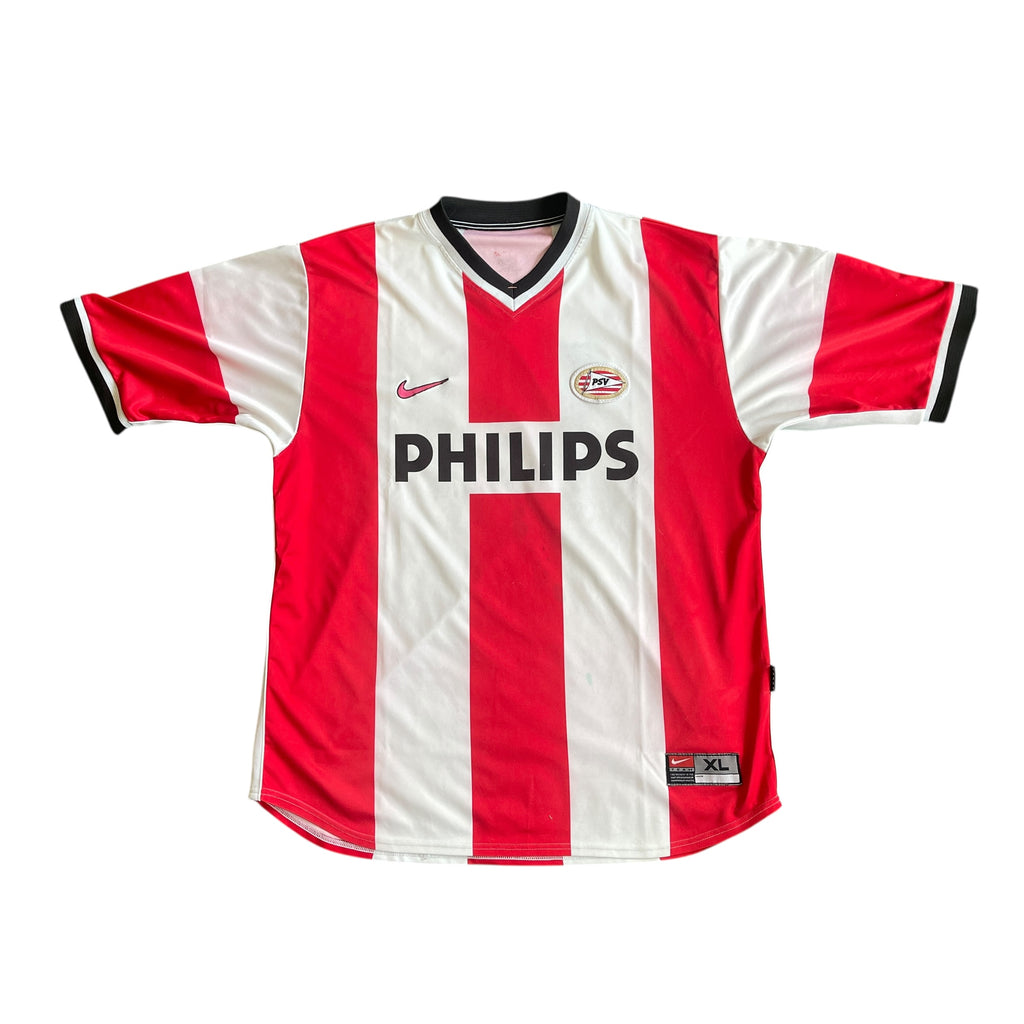 Vintage Nike PSV 1999/00 Home Football Kit (XL)