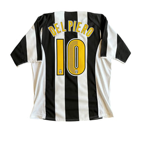 Vintage Nike Juventus FC #10 Del Peiro 2004/05 Home Football Kit (M)
