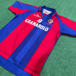 Vintage Diadora Bologna FC 1999/00 Home Football Kit (L)