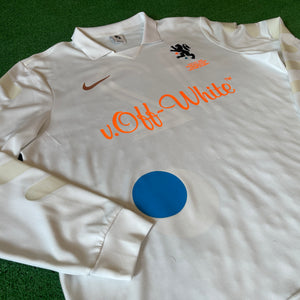 Nike Off-White Virgil Abloh Mercurial White Nike Lab NRG Soccer Jersey (L)