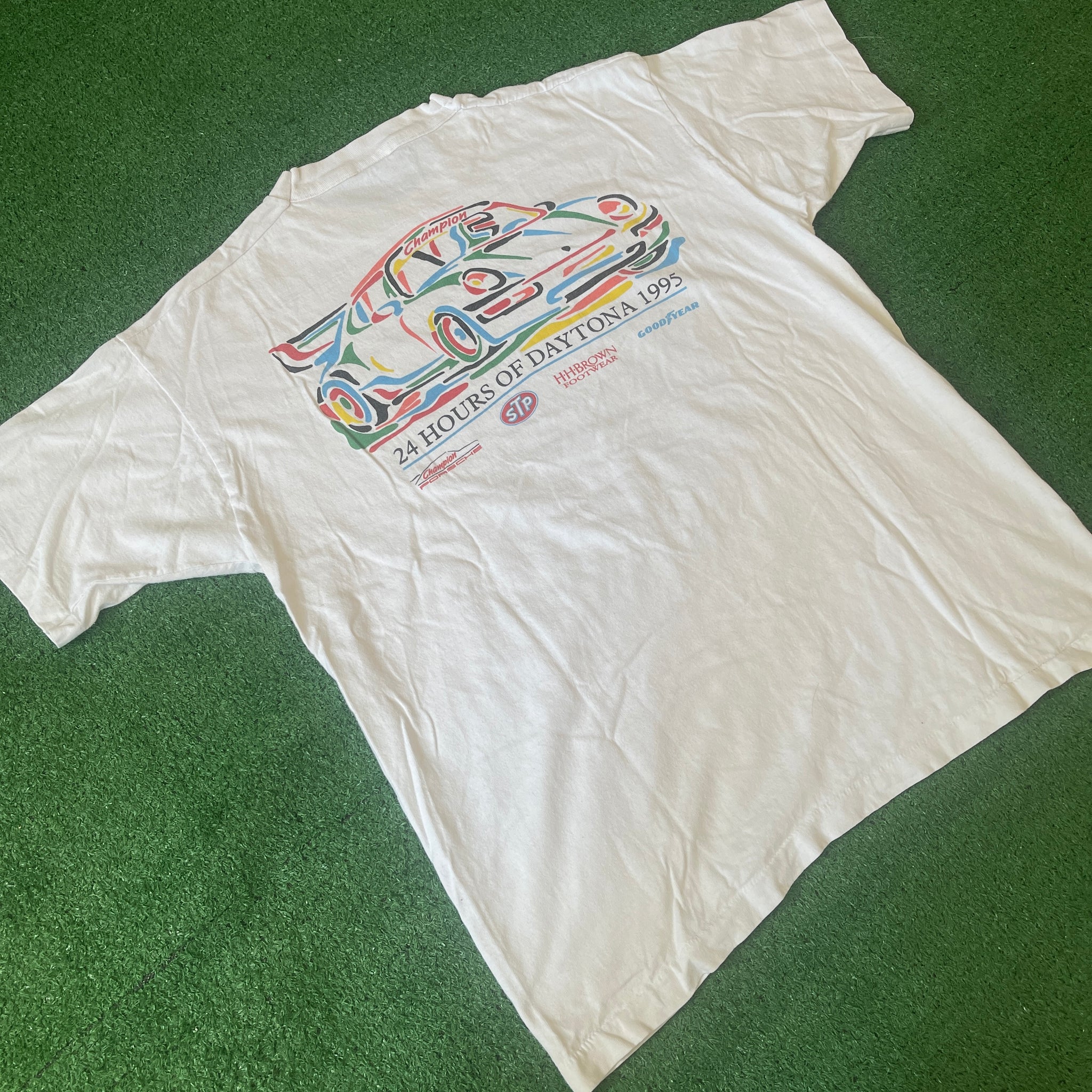 Vintage Fruit of the Loom 1995 Daytona Race T-Shirt (XL)