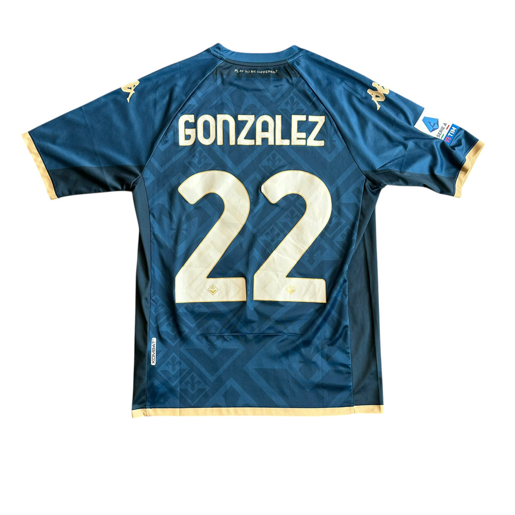 Kappa ACF Fiorentina #22 Gonzalez 2022/23 Third Football Kit (M)