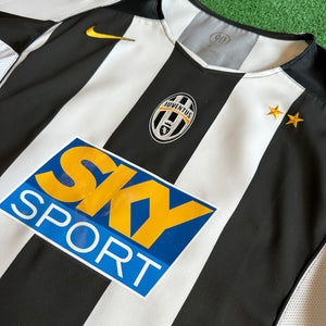 Vintage Nike Juventus FC #10 Del Peiro 2004/05 Home Football Kit (M)