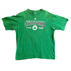 Vintage Adidas Celtics 2008 Division Champions T-Shirt (L)