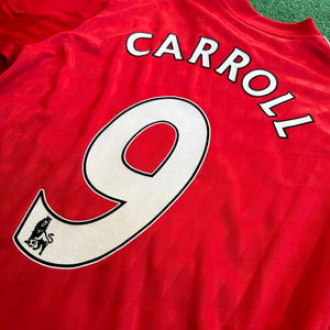 Adidas Liverpool #9 Carroll 2011/12 Home Football Kit (L)