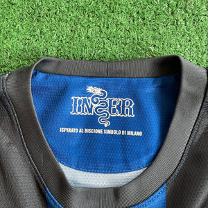 Nike Inter Milan #4 J. Zanetti 2012/13 Home Football Kit (S)