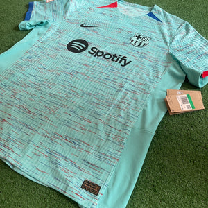 Nike FC Barcelona #27 Lamine Yamal 2023/24 Third Player Issue Football Kit (XL)