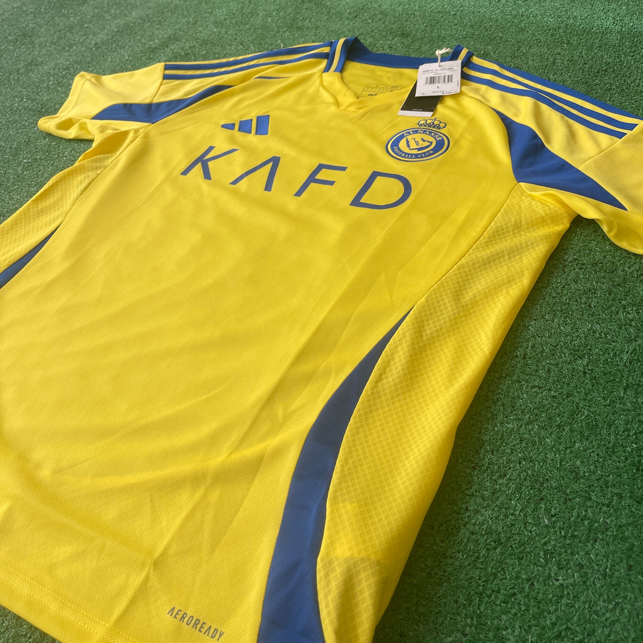 Adidas Al Nassr FC #7 Ronaldo 2024/25 Home Football Kit (L)