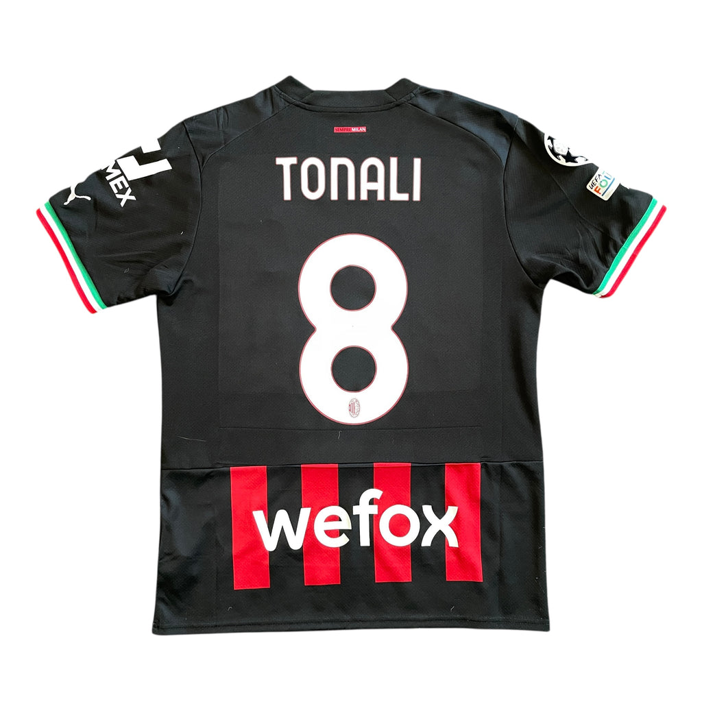 Puma AC Milan #8 Tonali 2022/2023 Home Football Kit (M)