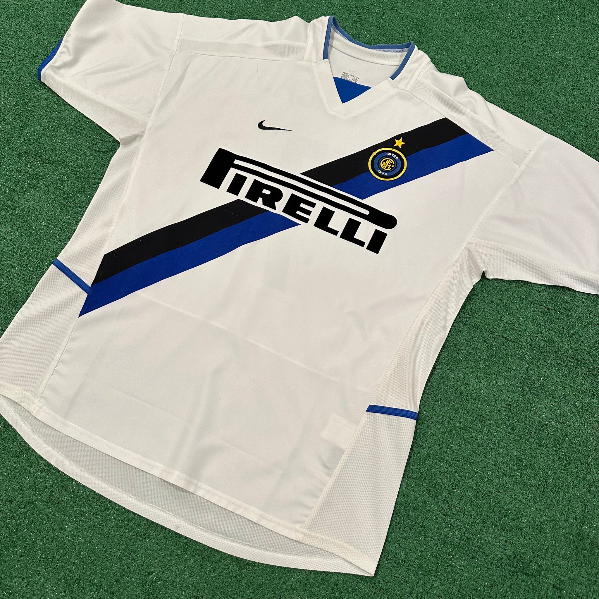 Vintage Nike Inter Milan #7 Conceicao 2002/03 Away Football Kit (L)