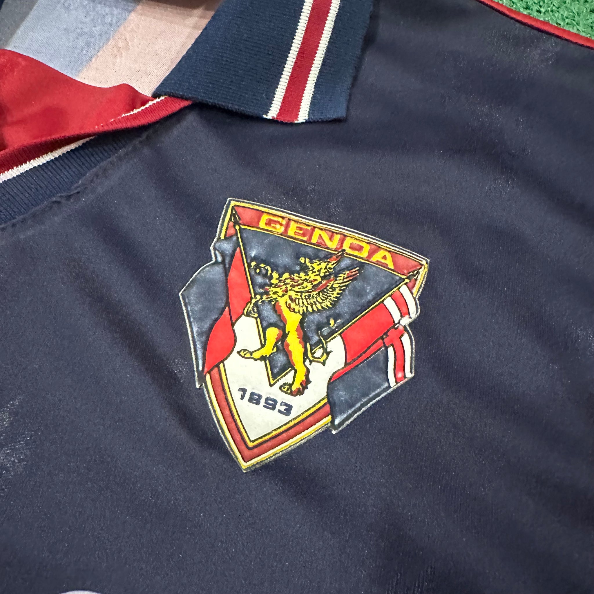 Vintage Errea Genoa CFC 1994/1995 Home Football Kit (L)
