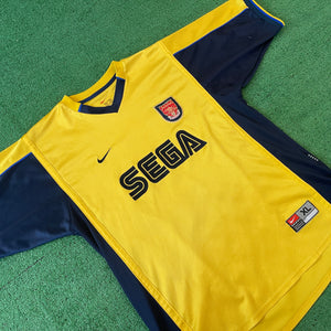 Vintage Nike Arsenal FC #14 Henry 1999/01 Away Football Kit (XL)