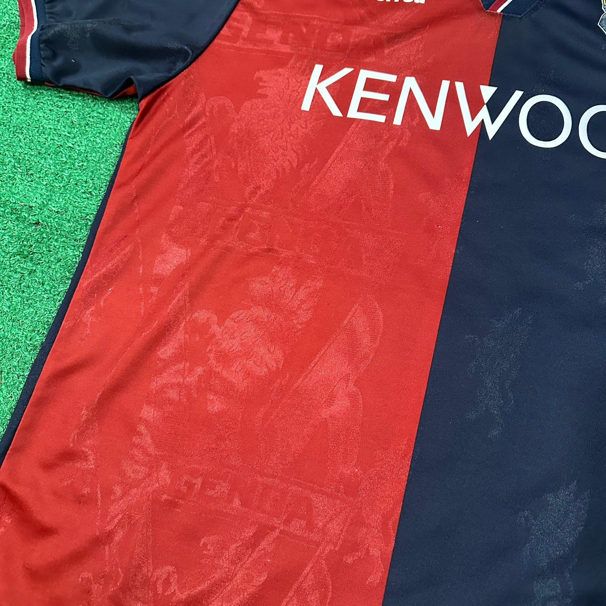 Vintage Errea Genoa CFC 1994/1995 Home Football Kit (L)