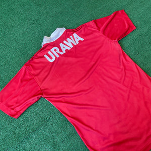 Vintage Puma Urawa Red Diamonds Mitsubishi Motors FC 1992 Home Football Kit (M/L)