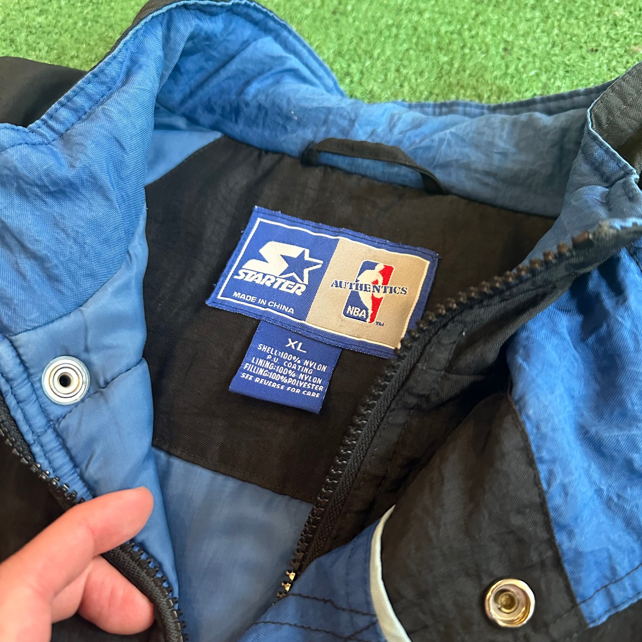 Vintage Starter Orlando Magic Pullover Puffer Jacket (XL)