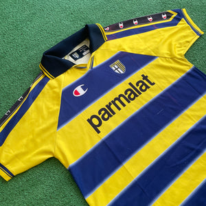 Vintage Champion Parma Calcio 1999/00 Home Football Kit (S)