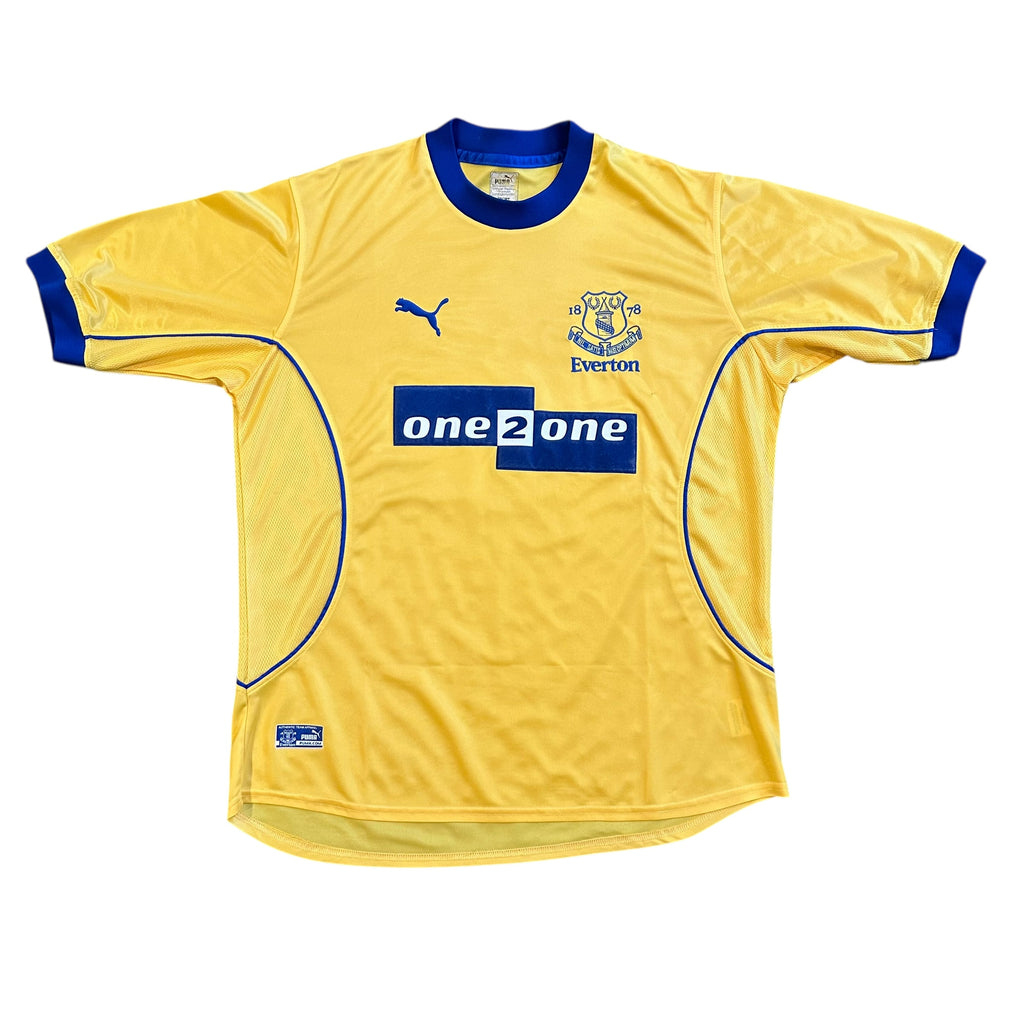 Vintage Puma Everton FC 2000/01 Away Football Kit (L)