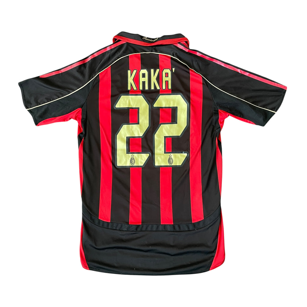 Vintage Adidas AC Milan #22 Kaka 2006/07 Home Football Kit (M)