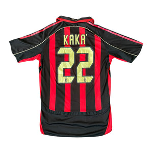 Vintage Adidas AC Milan #22 Kaka 2006/07 Home Football Kit (M)
