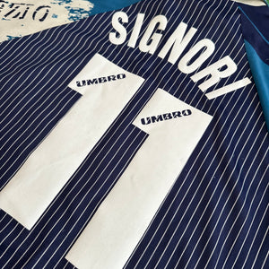 Vintage SS Lazio #11 Signori 1996/97 Third Football Kit (XL)