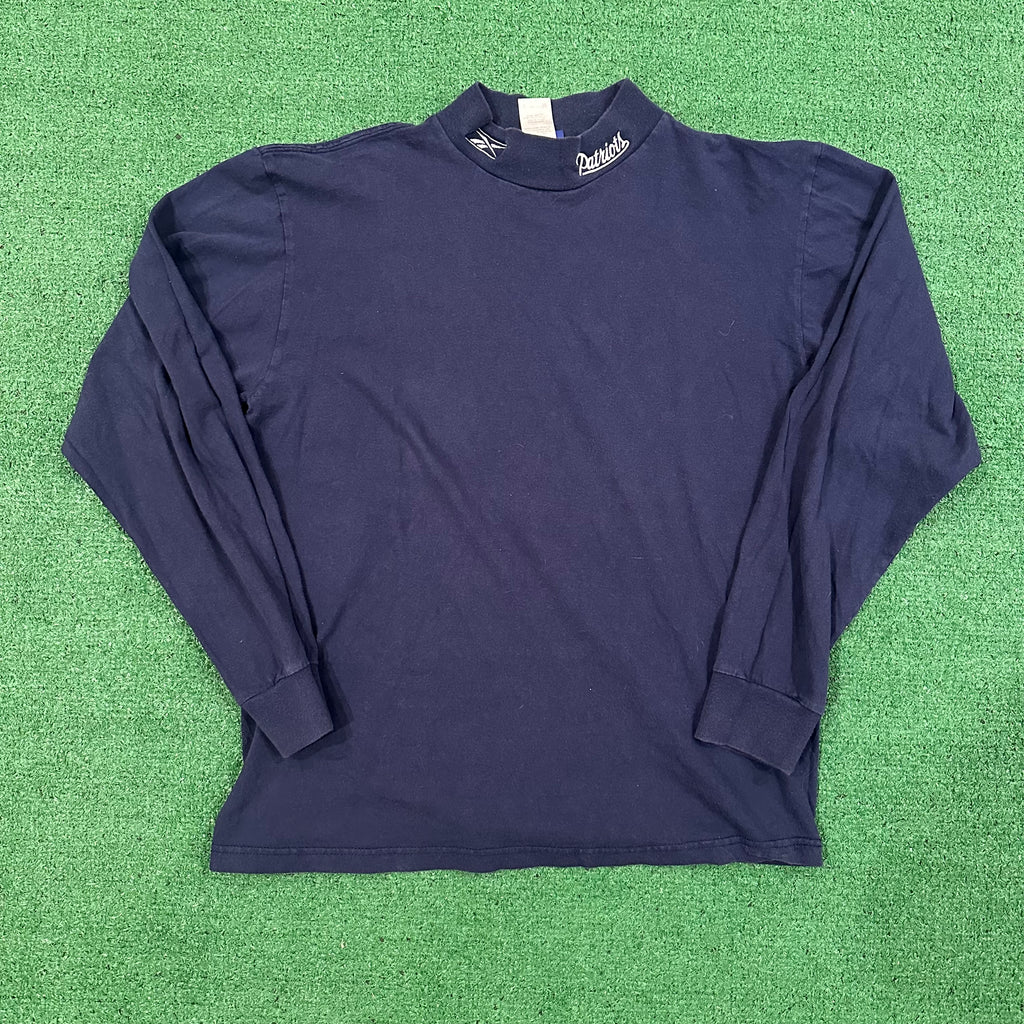 Vintage Reebok New England Patriots Turtleneck Shirt (M)