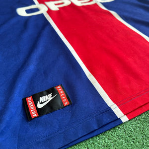 Vintage Nike PSG 1995/96 Home Football Kit (L)