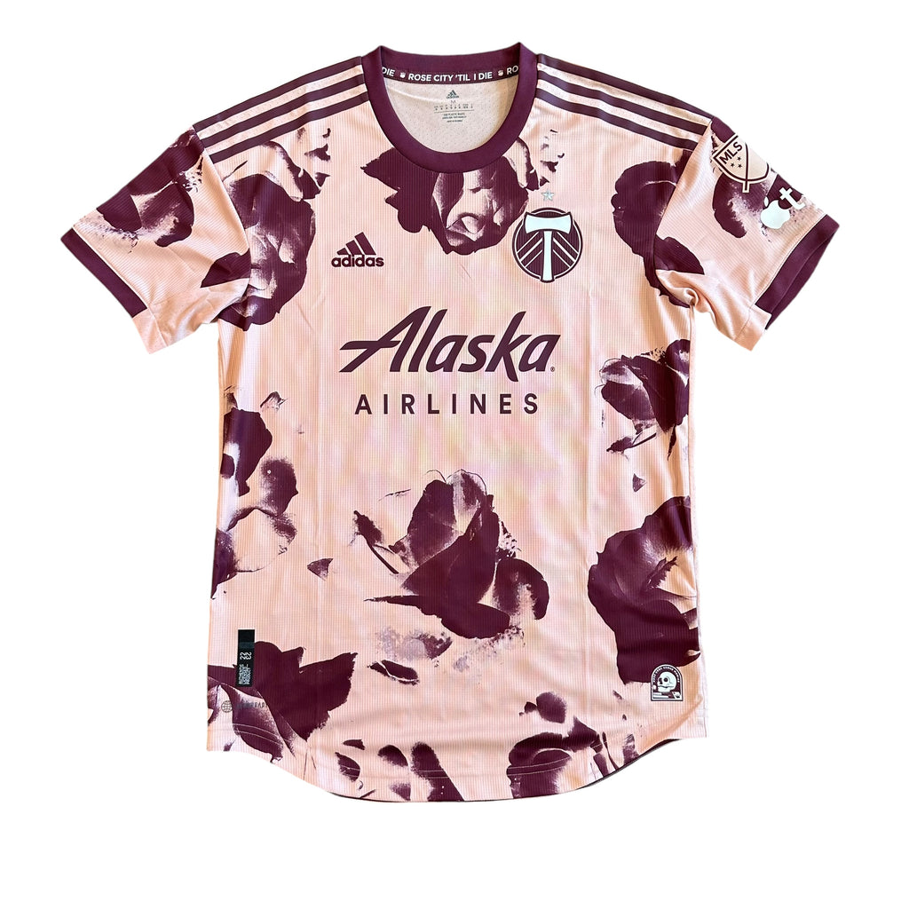 Adidas Portland Timbers 2023 Away PV Football Kit (M)