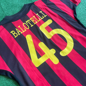 Umbro Manchester City #45 Balotelli 2011/12 Away Football Kit (M/L)