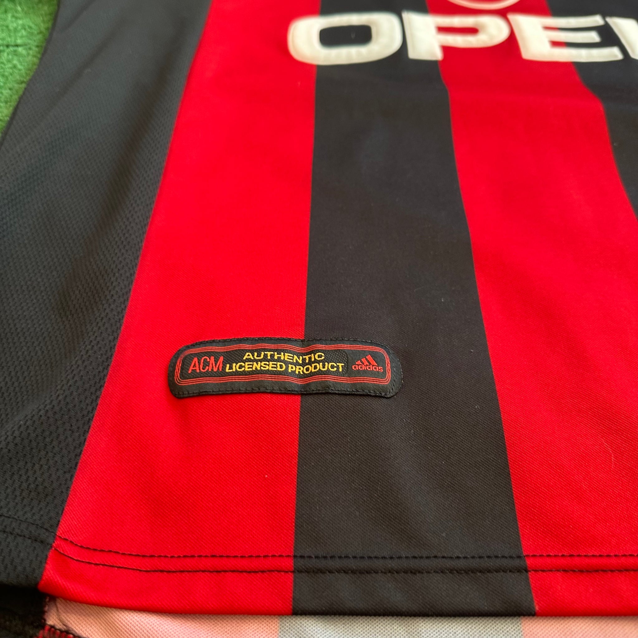 Vintage Adidas AC Milan #3 Maldini 2000/02 Home Football Kit (XL)
